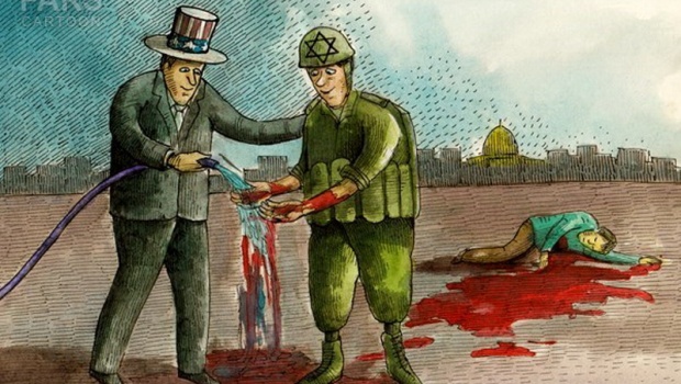 Поддержка США в подавлении палестинцев